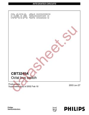 CBT3245AD,112 datasheet  